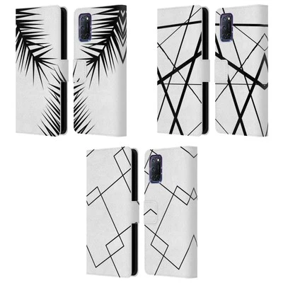 OFFICIAL ANDREA ANDEREGG BEAUTY IN BLACK LEATHER BOOK CASE FOR OPPO PHONES - Image 1 of 4