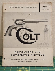 Revólveres Colt 1956 vintage y pistolas automáticas catálogo pistola, 35 páginas  - Imagen 1 de 6