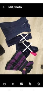 ralph lauren girls size 5 dress hoodie sweat top pants bundle - Picture 1 of 3