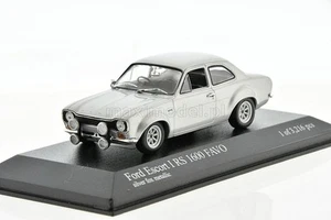 FORD Escort I RS 1600 argento 1970 1/43 MINICHAMPS 400688100 - Foto 1 di 5