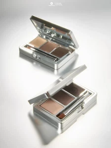 SUPERMOM | Eyebrow Perfection Kit Soft Powder Brow Palette 3 Natural Shades - Picture 1 of 13