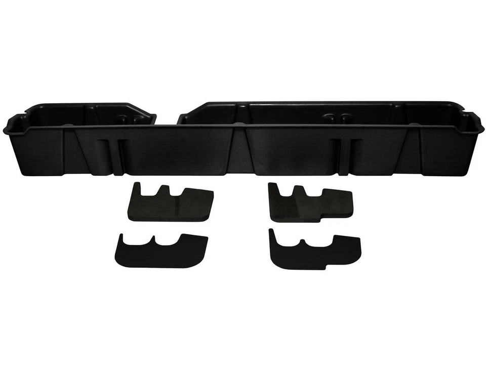 DU-HA Black Underseat Storage Case Fits 2009-2014 Ford F150/Raptor SuperCab Foto 1 de 4