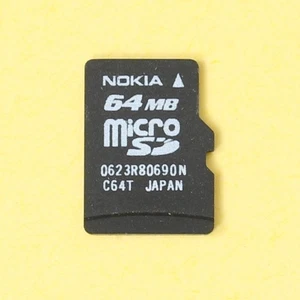 NOKIA 64MB Micro SD MicroSD Memory Card for older Mobile Phones & Devices - Picture 1 of 1