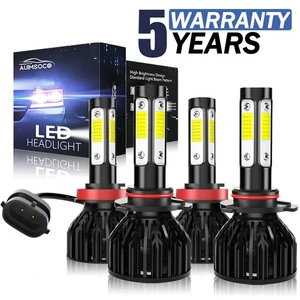 H11 9005 / HB3 LED Headlight Bulbs High Low FOR Ford Escape 2021 2022 2023 - Picture 1 of 14