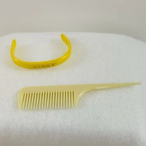 Vintage Vogue Ginny 8 Zoll Puppe gelb schmal Stirnband creme Rattenschwanz Puppe Kamm Japan Posten - Bild 1 von 8