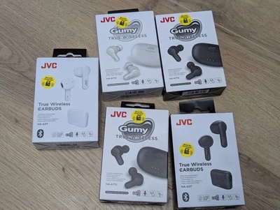 5x JVC GUMY TRUE WIRELESS EARBUDS WATERPROOF 22-24 HOURS BATTERY HA-A7T2,HA-A3T - Image 1 of 4