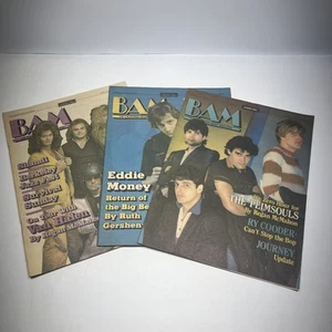 Random Rare Vintage BAM Mag #81/84/97, 1980-81 Van Halen, Eddi Money, Journey - Picture 1 of 10