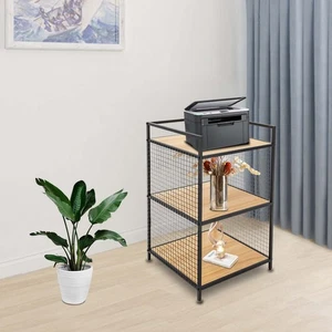 Modern 3-Tier File Cabinet Printer Stand Storage Shelf Rack Microwave Oven Stand - Picture 1 of 14