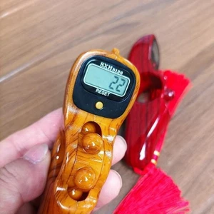 Tibetischer manueller Gegenring drehbarer Perlenkähler für Gebet Mala Perlen Zubehör - Bild 1 von 11