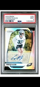 🏈2024 Panini Prizm Cooper🔥DeJean Silver🔥RC Eagles Auto Go Birds PSA 9💥👀💯 - Bild 1 von 2