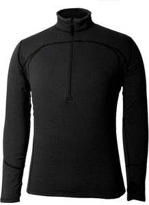 Terramar Terramar Ecolator Fleece Eco Fleece Mens Ls Zip Blk Sm Clothing - Picture 1 of 1