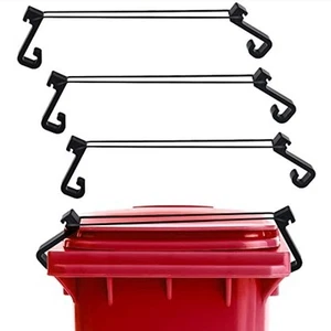 3 Pack Outdoor Trash Can Locks for Animals, Keeps Garbage Bins Secure - Picture 1 of 8