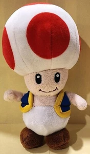 Super Mario Bros 7 Zoll Toad Plüschpuppe - Bild 1 von 2