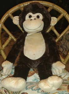 Toys R Us Monkey Chimpanzee Plush Brown Tan Floppy 22” Geoffrey 2016 Soft Toy K - Picture 1 of 5