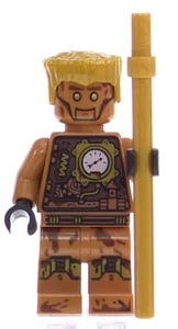 LEGO® Ninjago Minifigure Echo Zane Nindroid with Gold Staff From Set 70594 - Picture 1 of 1