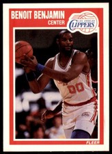 1989-90 Fleer. Benoit Benjamin Basketball Cards #69