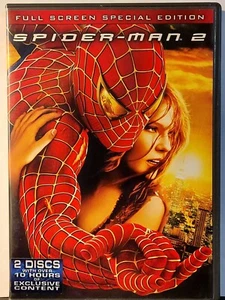 Spider-Man 2 (fullscreen 2 disc DvD set) Tobey Maguire, K. Dunst, James Franco - Picture 1 of 4