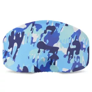 Cubierta para gafas BlackStrap para proteger lentes de gafas de snowboard camuflaje azul - Imagen 1 de 1