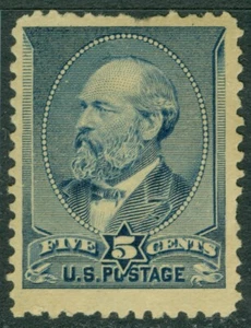 EDW1949SELL : USA 1888 Scott #216 Mint Original Gum Hinged. Pulled perf Cat - Picture 1 of 2