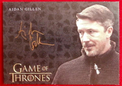 GAME OF THRONES - AIDAN GILLEN as "Littlefinger" Baelish - AUTOGRAPH Card - 2015 - Image 1 of 2