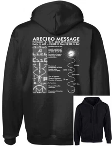 Arecibo Message to M13 1974 - 2024 50th Anniversary Herren Hoodie mit Reißverschluss - Bild 1 von 1
