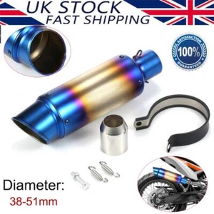 Exhaust Muffler Pipe Tail Refit For Universal Motorcycles 38-51mm Connection New - Picture 1 of 13