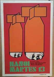 HANOI MARTES 13 affiche cinema originale cubaine CUBA vietnam '67 - Picture 1 of 1