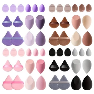 14pcs Mini Make up Sponges Soft Powder Puff Long Lasting Makeup Sponge Set - Picture 1 of 16