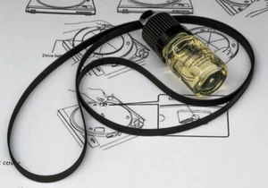 Sansui FR-1080, FR D25, P-50, PL-51, SR-1050, Turntable belt, Spindle Oil, ## - Picture 1 of 4