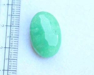 Natural Chrysoprase Oval Cut Cabochon Loose Gemstone 16.70 Ct 13.5*20.5 mm - Picture 1 of 3