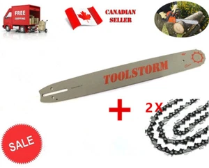 COMBO DE BARRA Y CADENA MOTOSIERRA (2X) 14" 3/8"" LP 0.050"" 52 DL SE ADAPTA POULAN PL3314 - Imagen 1 de 2