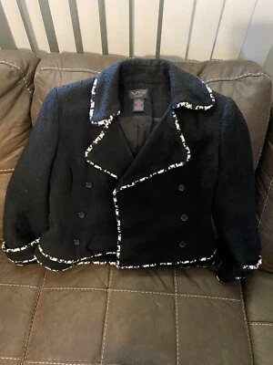 Blazer de lana Vakko negro para dama talla 10 (OO18)  Foto 1 de 3