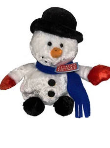 Gund Chilly Chums 8” Tall Snowman Plush Toy Doll #88005 NOS - Picture 1 of 5