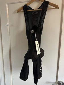 BNWT Attaquer Race Bib Shorts Black SIZE S SMALL - Picture 1 of 4