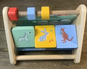 Triángulo de Actividad de Madera, Juguete Motor Fino de 3 Caras Bebé Niño Bebé 6M+ - Imagen 1 de 3