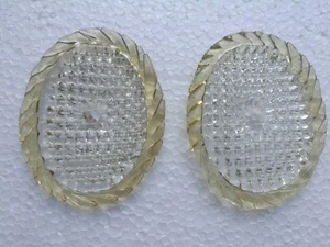 VENINI - Coppia di ricambi autentici ovali per lampadari 5282 e 5293 del 1936 - Foto 1 di 3