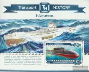 Maldives miniature sheet 769 (complete. issue.) MNH 2015 u-Boats - Picture 1 of 1