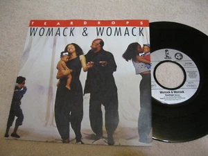 7" Single Womack & Womack Teardrops Vinyl Island Records 111 542 - Bild 1 von 2