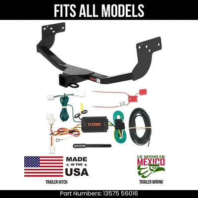 Enganche de remolque para Mazda CX-9 07-15 + Kit de arnés de cableado de 4 vías para todos los modelos Curt Foto 1 de 4