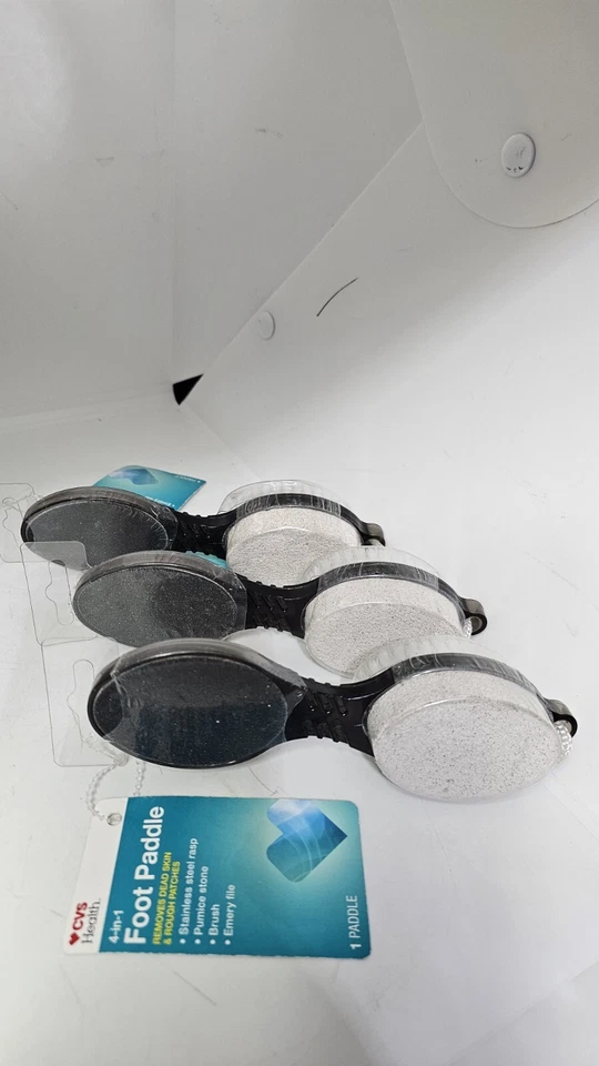 CVS 4 in 1 Foot Paddle Removes Dead Skin & Rough Patches(3pack) - Image 1 of 4