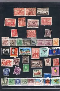 A SELECTION OF 89 AUSTRALIAN STAMPS ALL LOOSE AND IN VG CLEAN CIRCULATED COND - Picture 1 of 2