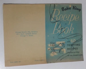 Bake King recipe booklet 60 recipes 1941? - Foto 1 di 1