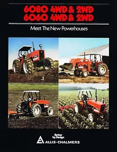 1989 ALLIS CHALMERS 6060 & 6080 TRACTOR - ORIGINAL BROCHURE - Picture 1 of 4