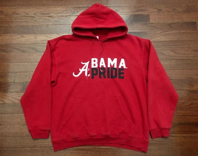 SUDADERA CON CAPUCHA BAMA ORGULLOS VINTAGE AÑOS 90 PARA HOMBRE GRANDE UNIVERSIDAD DE ALABAMA L e Foto 1 de 4
