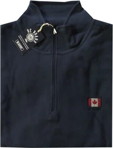 MICRO FLEECE Sweatshirt leicht M L XL XXL 3XL warm Reißverschluss Kragen blau BE BOARD  - Bild 1 von 1