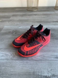 Nike HyperLive Red Black Athletic Basketball Shoes 819663-600 Men’s Size 10.5 - Picture 1 of 11