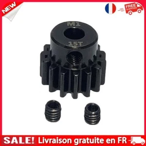 fr Pignon de moteur sans balais M1 5mm en métal pour camion Buggy 1/8 RC (15T) - Photo 1/9