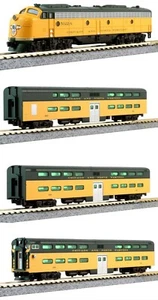 Spur N - Kato Set Chicago & North Western Lok + 5 Wagen -- 106-104DCC NEU - Bild 1 von 1