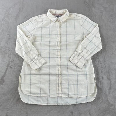 TOMMY BAHAMA La Fortuna 金属色窗玻璃上衣衬衫大陆女式中号 — 第 1/4 张图片