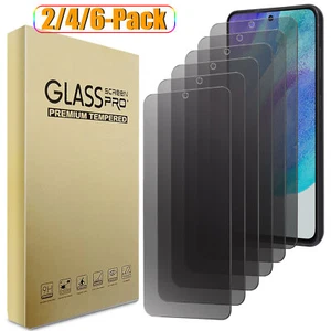 Für Samsung Galaxy S21 FE 5G Schwarz Privacy Hartglas Displayschutzfolie - Bild 1 von 17
